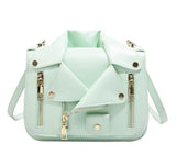 Jacket leather handbags